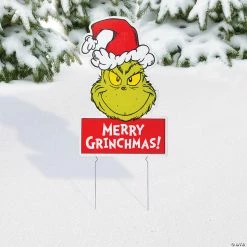 Best Pirce 🤩 17" x 27" Dr. Seuss™ The Grinch Outdoor Yard Sign 👏