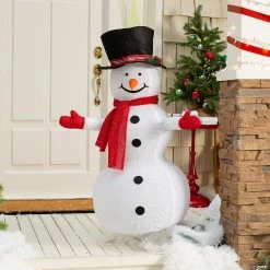 Cheapest π― 4 ft. Light-Up Snowman Collapsible Outdoor π Christmas Decoration π