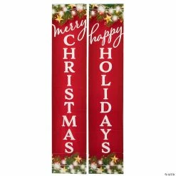 Best Sale 🥰 72" 🎄 Christmas Pillar Buntings - 2 Pc. 🥰