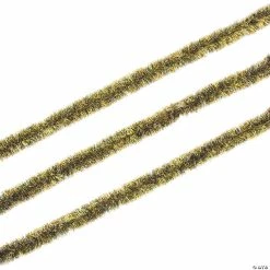 Cheap 😍 Black & Gold Tinsel Garland 😀