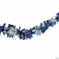 Top 10 🔔 Blue & Silver Snowflake Garland 🌟