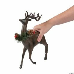 Christmas Hom shop -Christmas Hom shop bowing and standing reindeer95 28440 a01