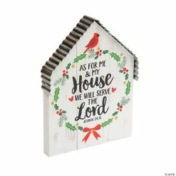 Promo ⭐ Christmas Joshua 24:15 Tabletop Sign ⌛