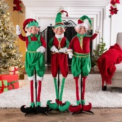 Flash Sale 🔥 Christmas Standing Elves Set 🛒 7 Flash Sale 🔥 Christmas Standing Elves Set 🛒 -Christmas Hom shop christmas standing elves set14091165 a02