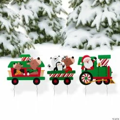 Top 10 😉 Christmas Train Yard Sign Set - 3 Pc. ⭐