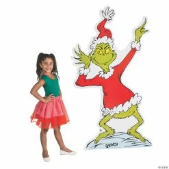 Cheap 👍 Dr. Seuss™ The Grinch Cardboard Stand-Up 🤩