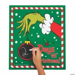 Wholesale ✔️ Dr. Seuss™ The Grinch 🎅 Christmas Countdown Chalkboard Sign 👍