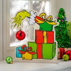 Coupon โค๏ธ Dr. Seussโข The Grinch Hand with Ornament โ Christmas Tabletop Decoration ๐