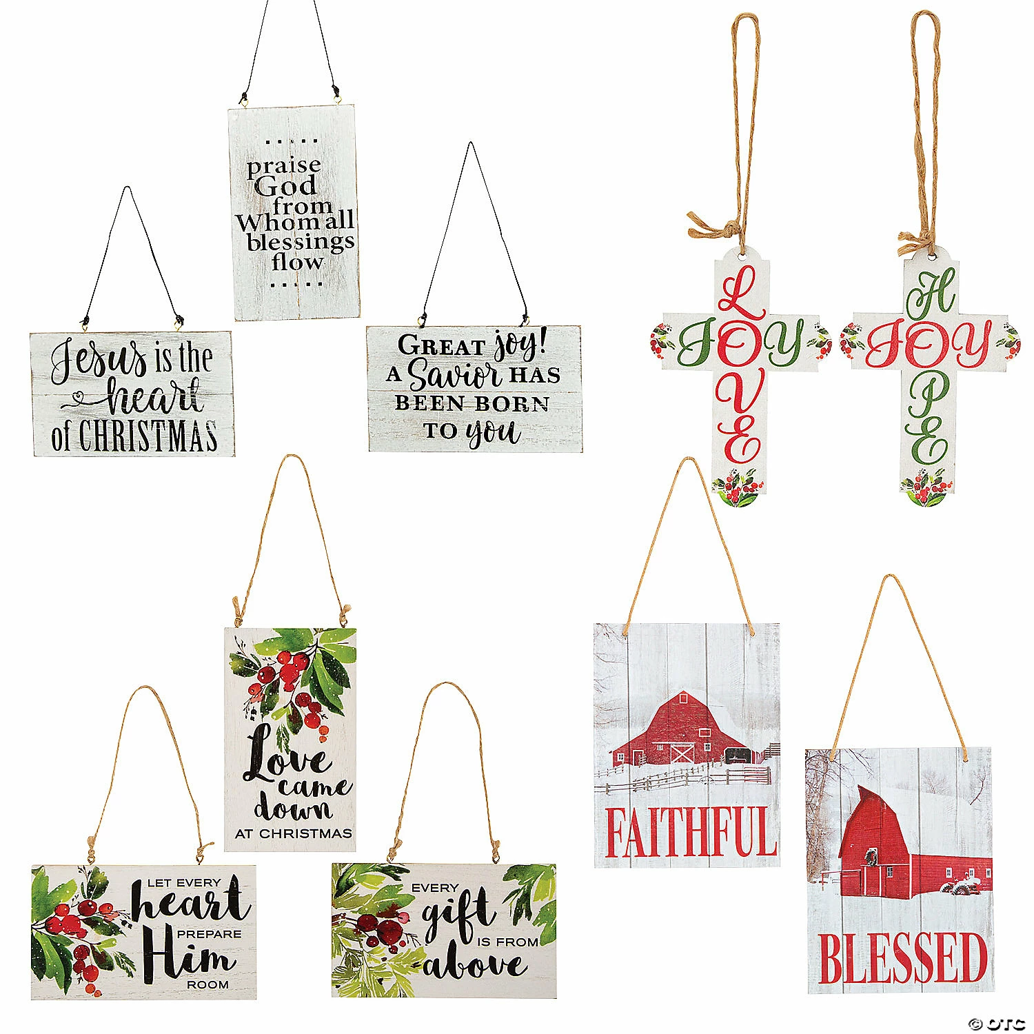 Best Sale ๐คฉ Faith Rustic Wood ๐ Christmas Ornament Assortment Gift Kit - 48 Pc. ๐ฏ 3 Best Sale ๐คฉ Faith Rustic Wood ๐ Christmas Ornament Assortment Gift Kit - 48 Pc. ๐ฏ