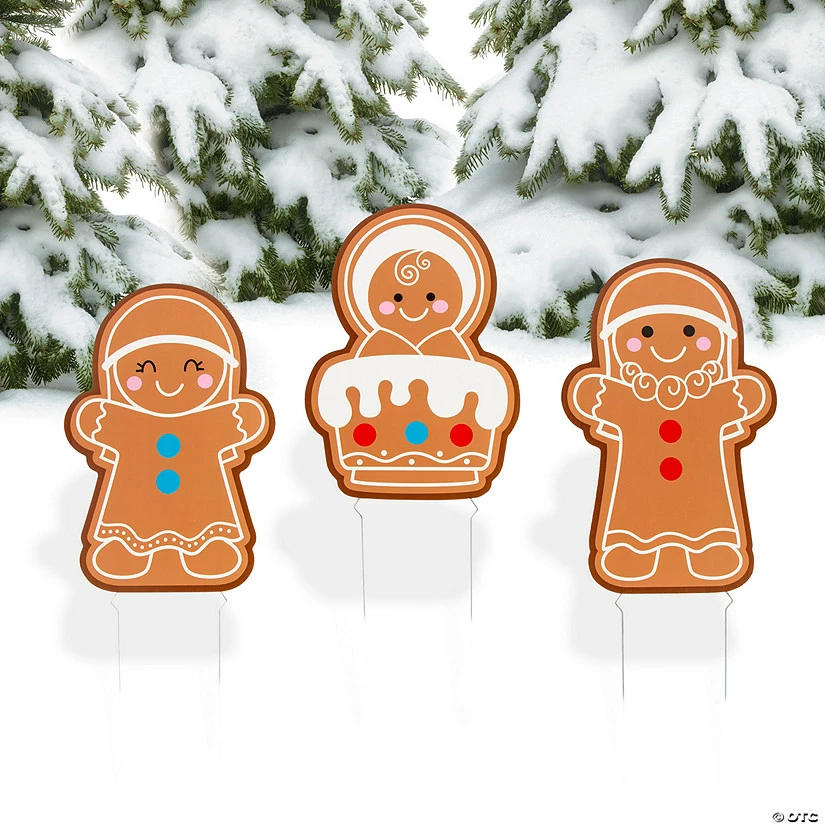 Flash Sale 🔔 Gingerbread Nativity Yard Sign Set - 3 Pc. 🛒 3 Flash Sale 🔔 Gingerbread Nativity Yard Sign Set - 3 Pc. 🛒