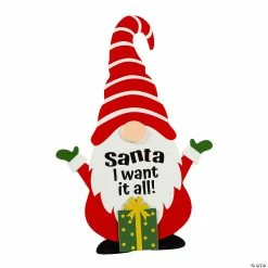 Best Pirce ⌛ Gnome I Want it All 🎁 Christmas Decoration 😀