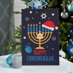 Coupon 😉 Happy Chrismukkah Wall Sign 🎉