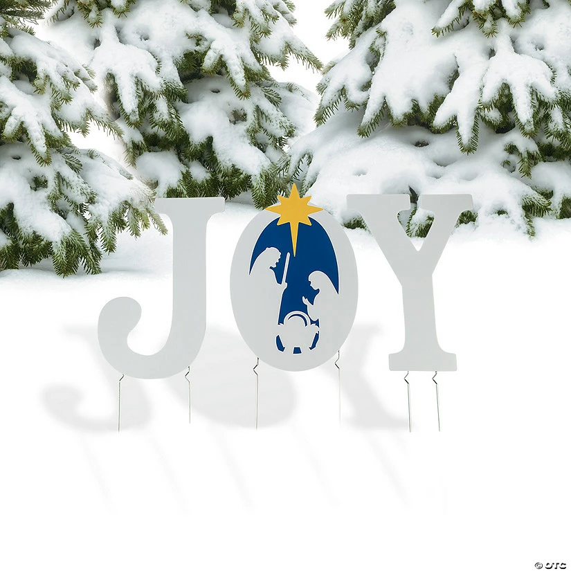 Discount ๐งจ Joy Nativity Yard Stakes - 3 Pc. โ 3 Discount ๐งจ Joy Nativity Yard Stakes - 3 Pc. โ