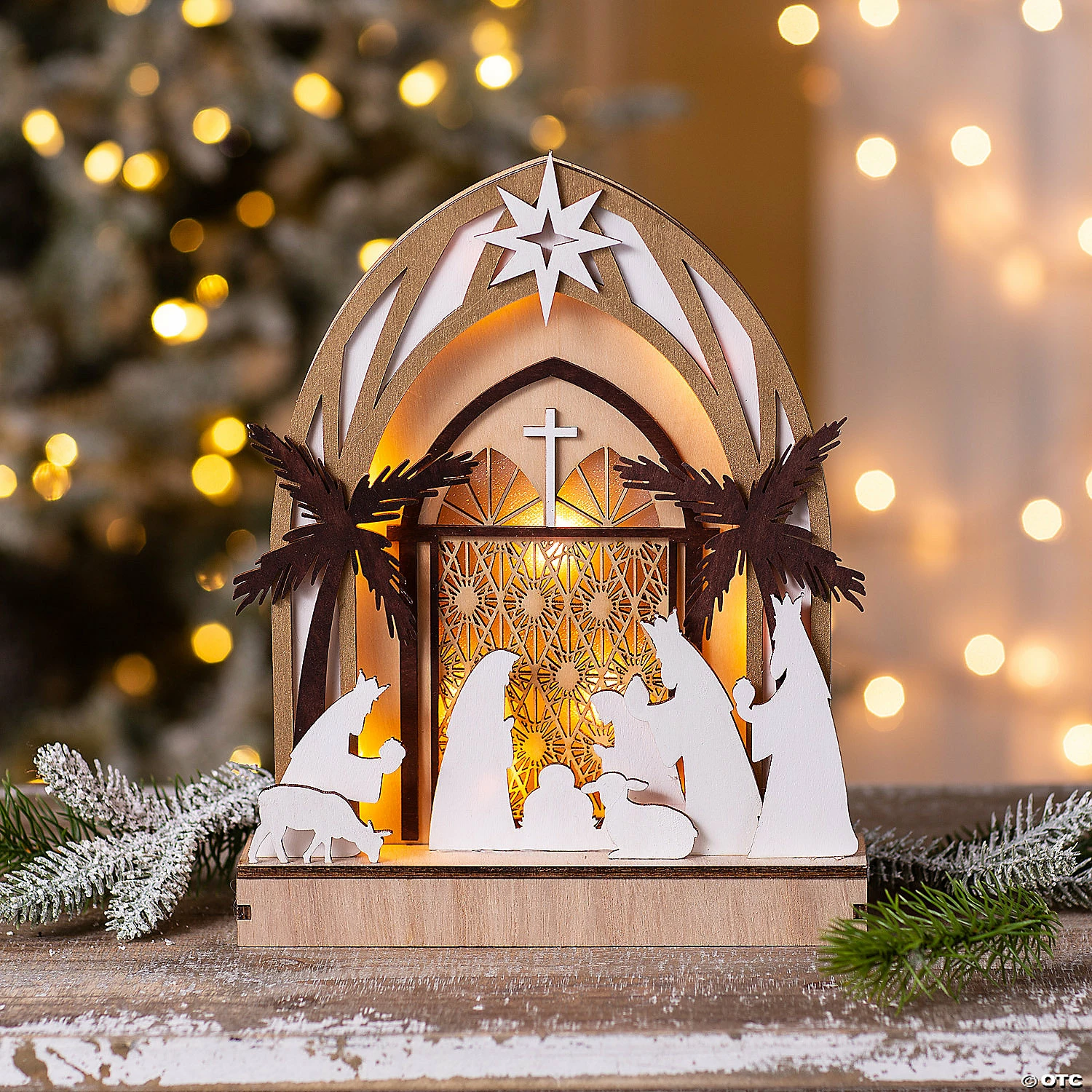 Wholesale ❤️ Lighted Nativity Tabletop Decoration 🥰 5 Wholesale ❤️ Lighted Nativity Tabletop Decoration 🥰 - Image 3