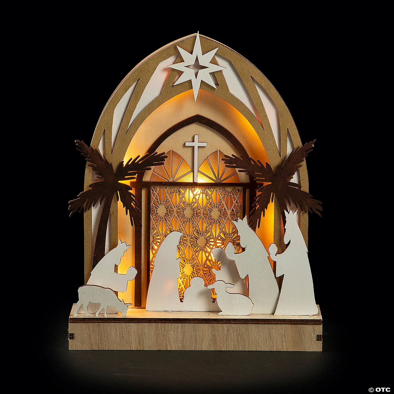 Wholesale ❤️ Lighted Nativity Tabletop Decoration 🥰 3 Wholesale ❤️ Lighted Nativity Tabletop Decoration 🥰