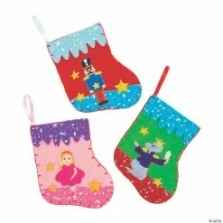 Flash Sale 🔔 Mini Nutcracker Stockings - 12 Pc. 😉