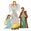 Promo 🎁 Nativity Scene with Angel Yard Décor 🎉 -Christmas Hom shop nativity scene with angel yard d cor13907774