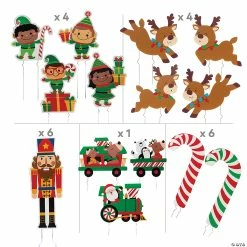 Flash Sale 💯 North Pole Yard Sign Kit - 23 Pc. 👏 -Christmas Hom shop north pole yard sign kit 23 pc 14090990 a01