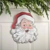 Cheap 🎉 Retro Vintage 1950s-Style Santa Door Sign 🔥 -Christmas Hom shop retro vintage 1950s style santa door sign14133151