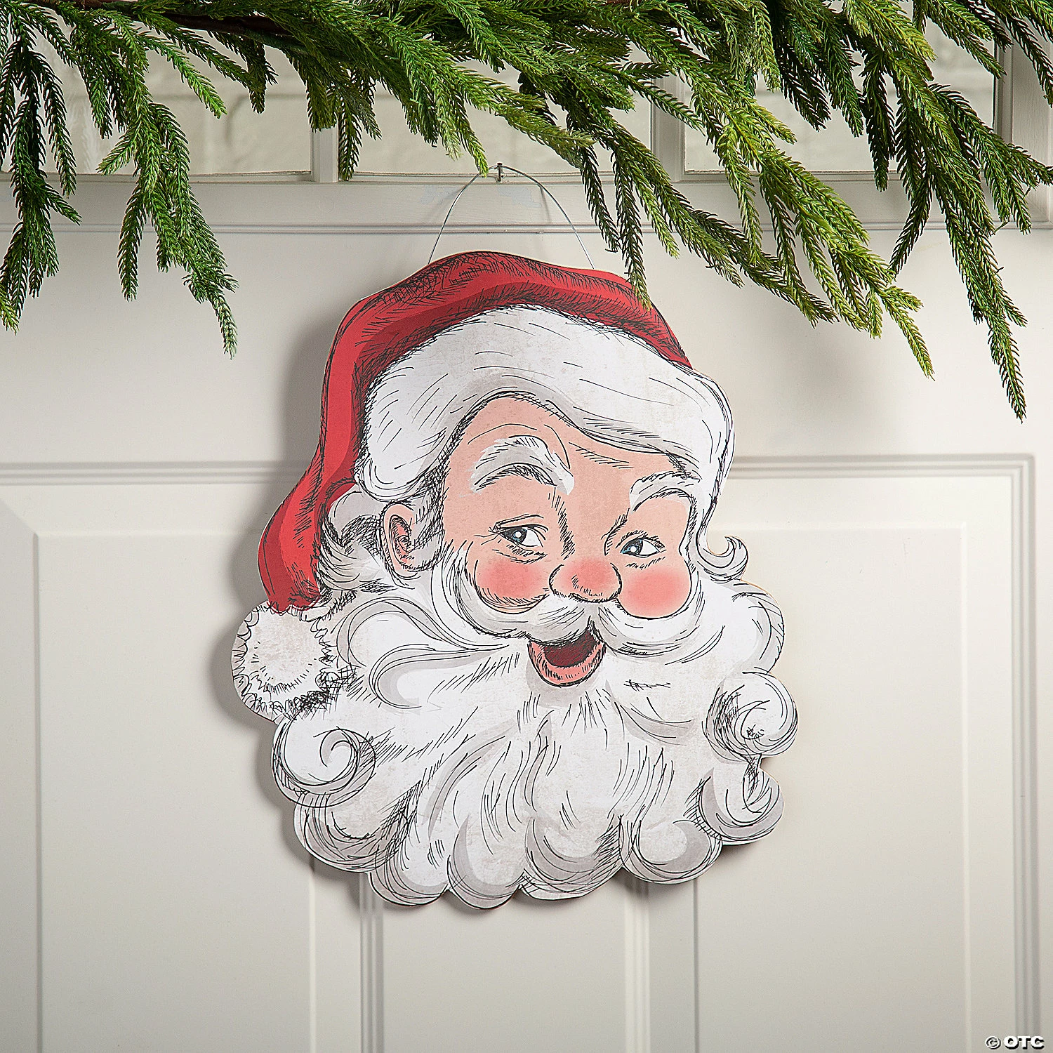 Cheap ๐ Retro Vintage 1950s-Style Santa Door Sign ๐ฅ 3 Cheap ๐ Retro Vintage 1950s-Style Santa Door Sign ๐ฅ