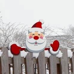 Top 10 ⭐ Santa Fence Peeker ❄ Christmas Decoration 🥰