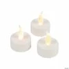 Cheapest 🤩 Battery-Operated Tea Light Candles - 12 Pc. ✔️ -Christmas Hom shop white battery operated tea light candles 12 pc 91 5004