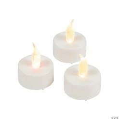 Cheapest 🤩 Battery-Operated Tea Light Candles - 12 Pc. ✔️ -Christmas Hom shop white battery operated tea light candles 12 pc 91 5004 d