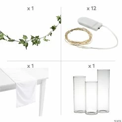 Cheapest 🤩 White Centerpiece Decorating Kit - 17 Pc. ⌛ -Christmas Hom shop white centerpiece decorating kit 17 pc 14110802 a01